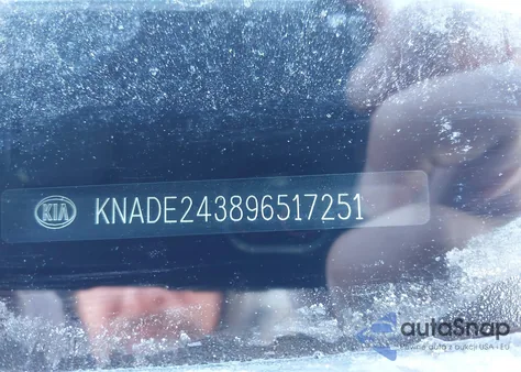 2009 Kia Rio5 Lx z USA, uszkodzony, nr VIN KNADE243896517251